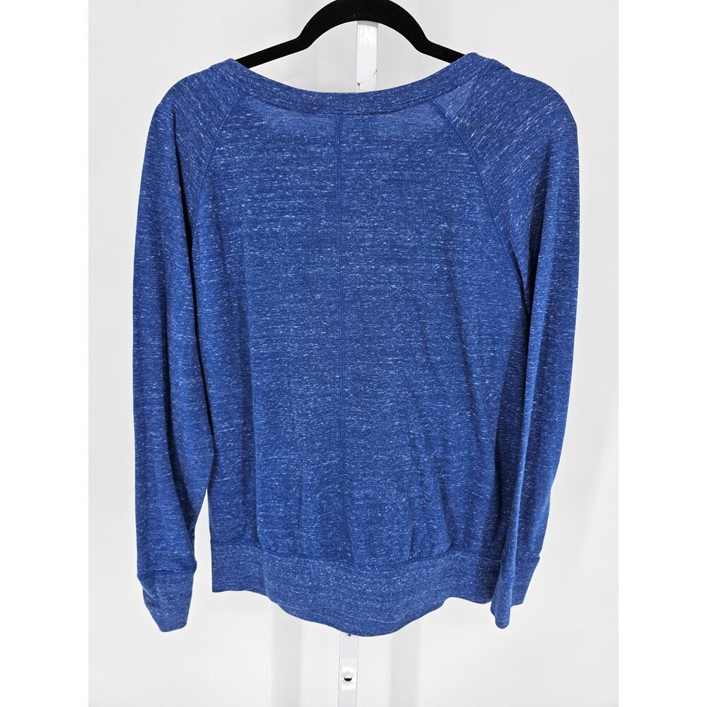 Y2K women's Nike Sz L Gym Vintage crewneck sweatshirt in blue marl - Picture 4 of 4